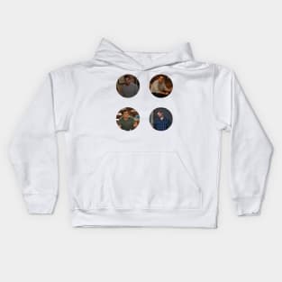 Nick Miller Sticker Pack Kids Hoodie